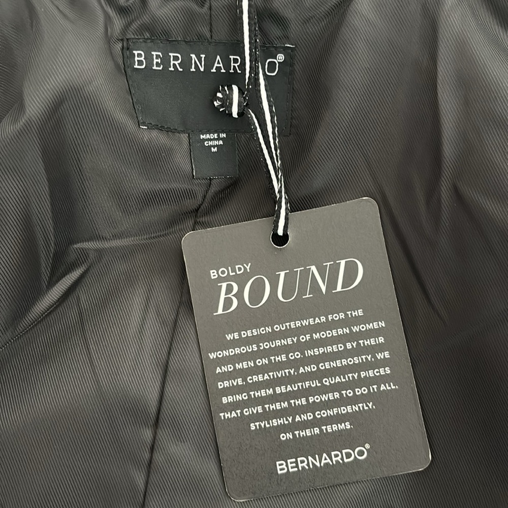 Bernardo black Trench Coat in M - Picture 9 of 11
